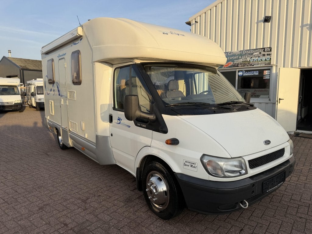 Rimor Blue Camp 2x airco zeer nette camper, Caravans en Kamperen, Ford, Bedrijf, Half-integraal, Rimor