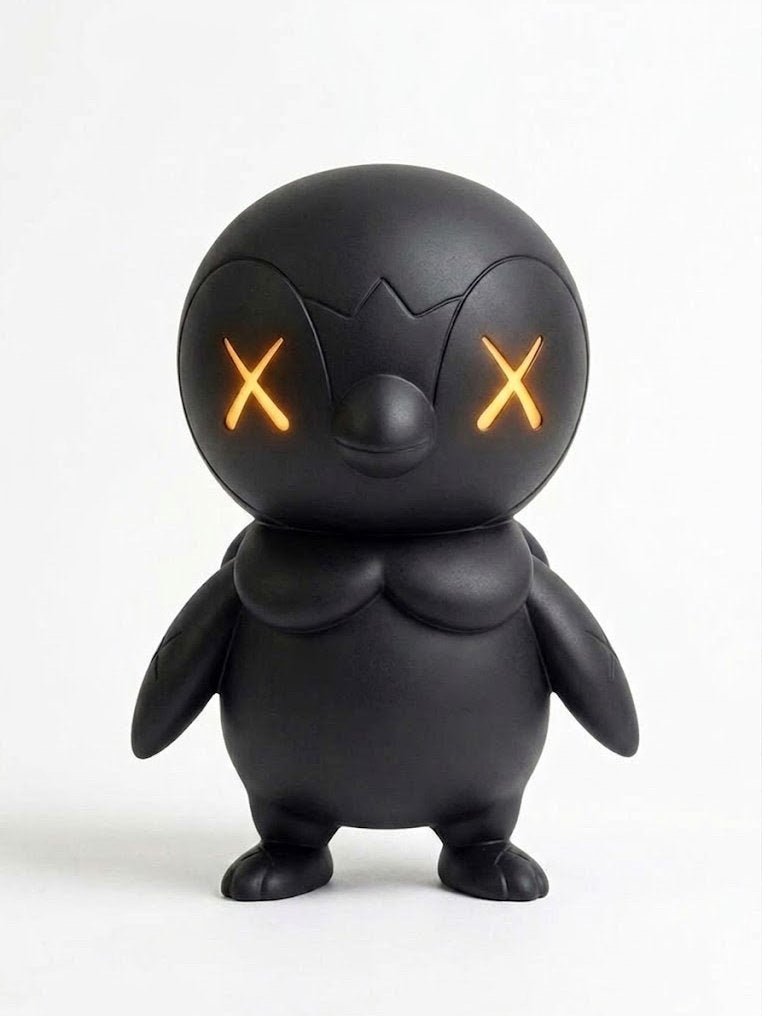 KAWS x Piplup Figuur - Zeldzaam Verzamelobject, D, Nieuw, Ophalen of Verzenden, D