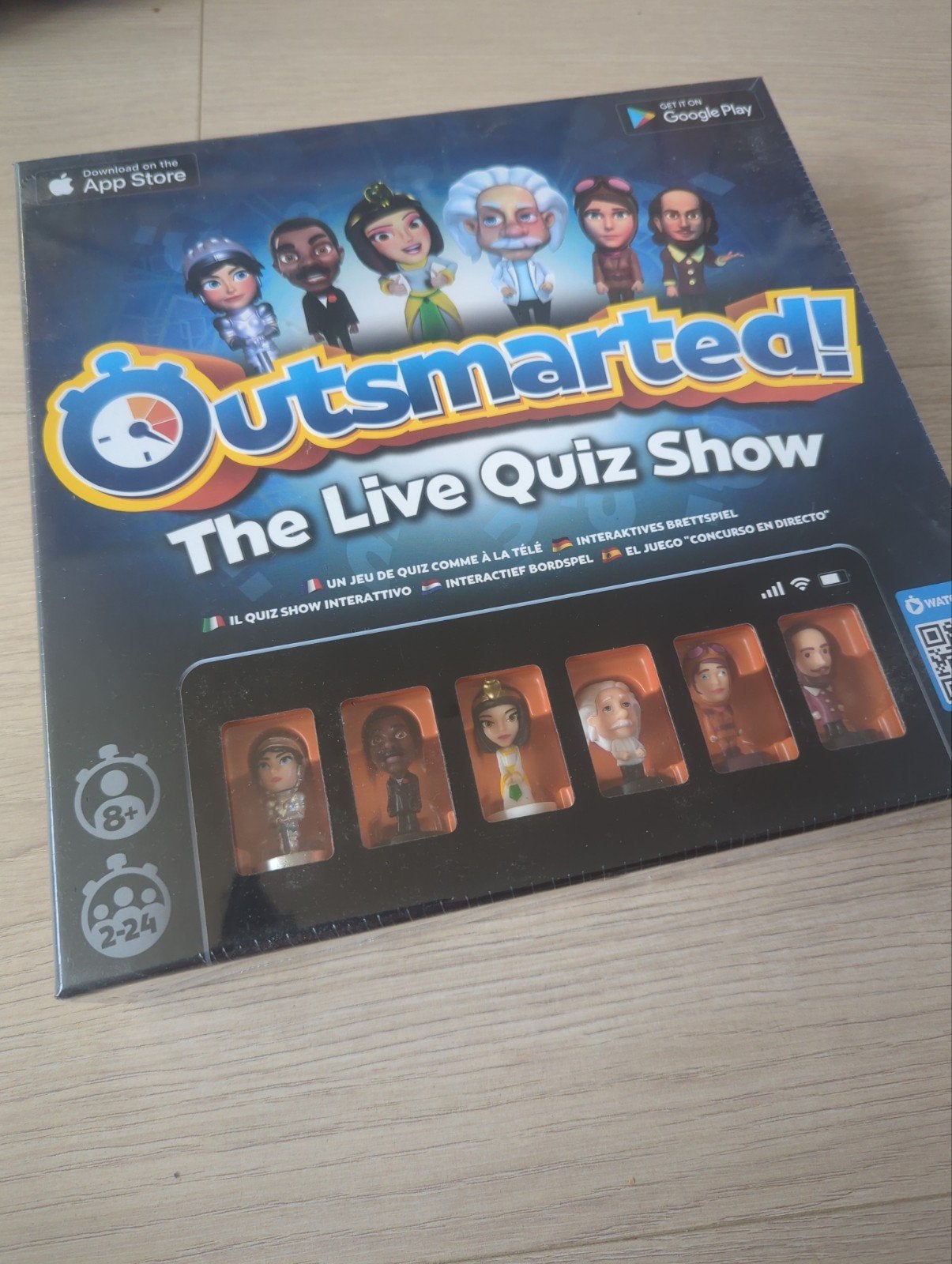 Outsmarted! The Live Quiz Show - Nieuw Gezelschapsspel, Een of twee spelers, Ophalen of Verzenden, Nieuw, Outsmarted