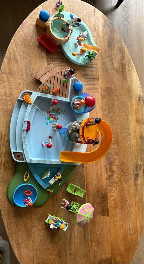 Playmobil Zwembad en Waterpark Speelset, Ophalen, Gebruikt, Jongen of Meisje