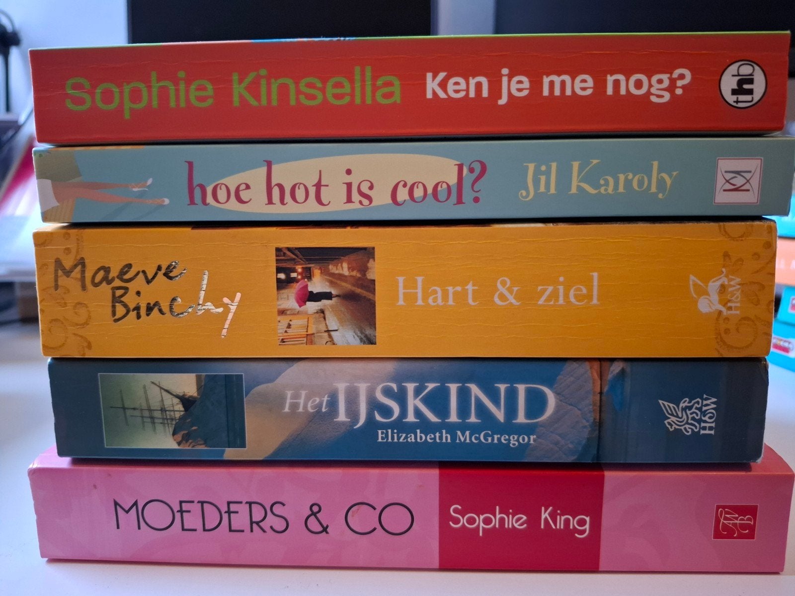 Boekenpakket: 5 romans van bekende auteurs, Boeken, Ophalen of Verzenden, Gelezen, Diverse auteurs, Nederland