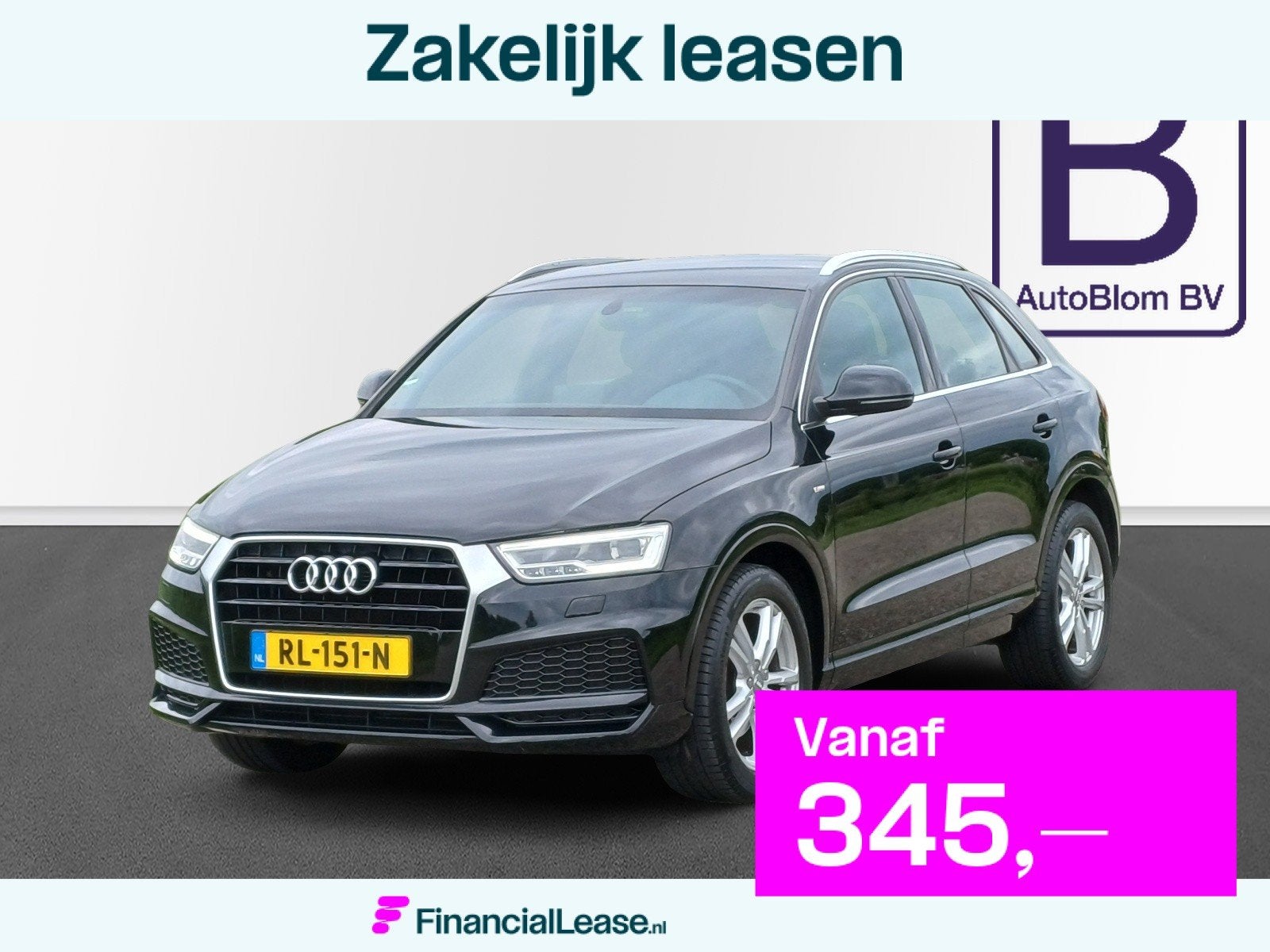Audi Q3 1.4 TFSI Sport S-Line Edition /Keurig nette auto!/1e, 730 kg, 4 cilinders, 150 pk, Leder en Stof