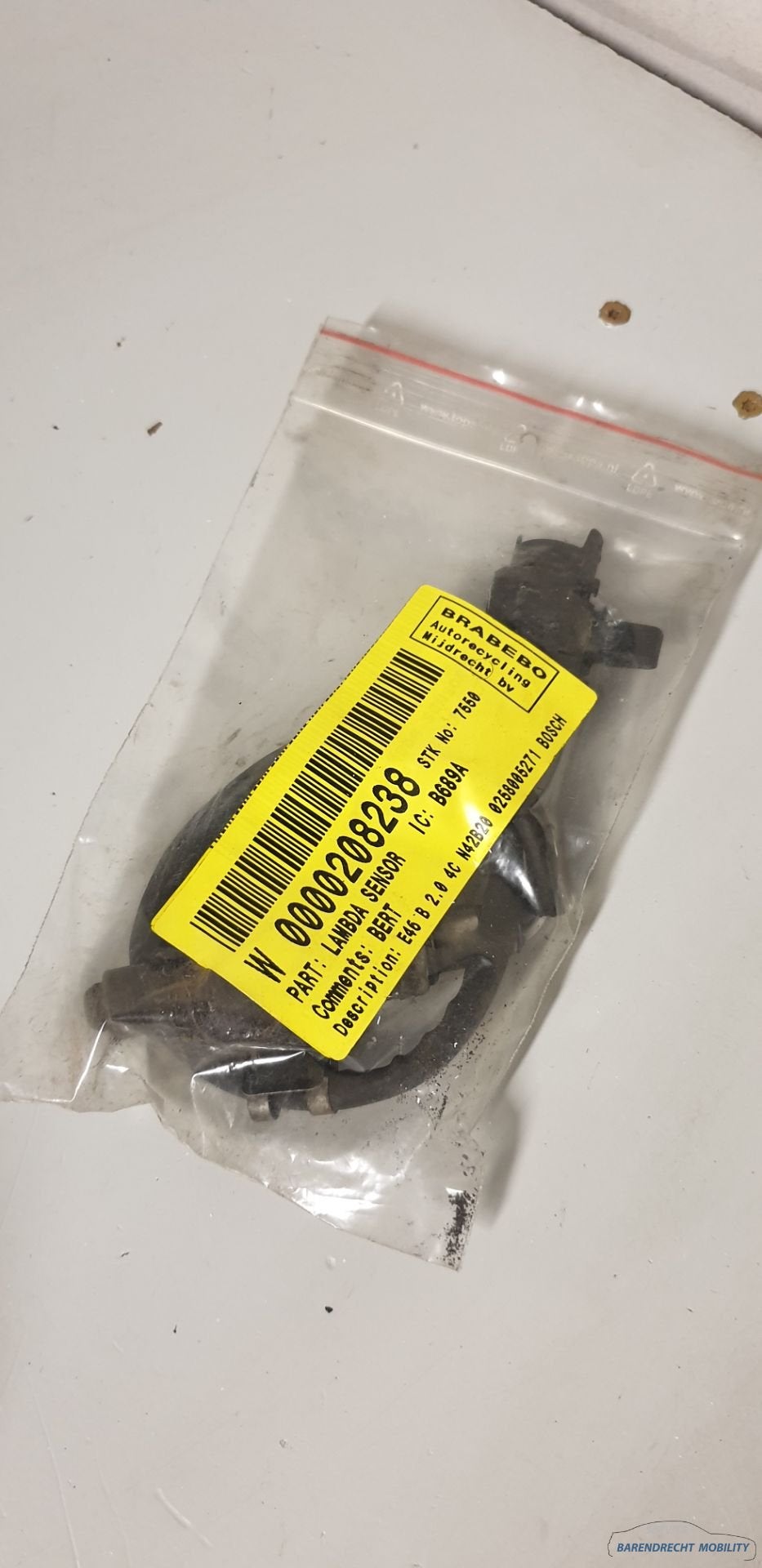 Lambdasonde BMW 3 serie E46 lambdasensor 316ti 16V gebruikt, Petuelring 130
80788  Munich, DE, Gebruikt, Info@bmw.de, Ophalen of Verzenden