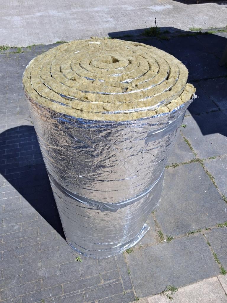 Isolatie op rol - 8 meter, Doe-het-zelf en Verbouw, Isolatie en Afdichting, Dakisolatie, Nieuw, Steenwol, 5 tot 10 m²