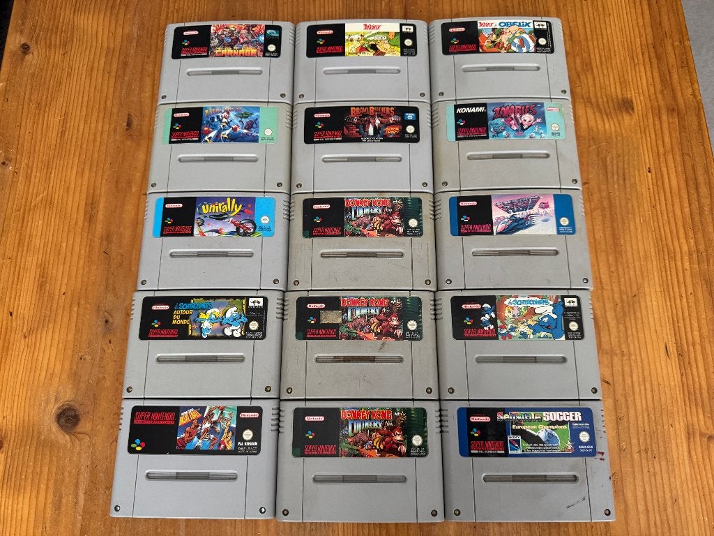 Super Nintendo Entertaiment System Games, Spelcomputers en Games, 1 speler, Ophalen, Gebruikt, Vanaf 3 jaar