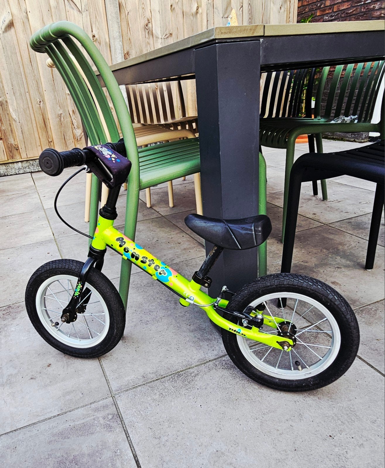 Loopfiets Yedoo one, Fietsen en Brommers, Fietsen | Kinderfietsjes, Ophalen, Zo goed als nieuw, Schijfrem, Minder dan 16 inch