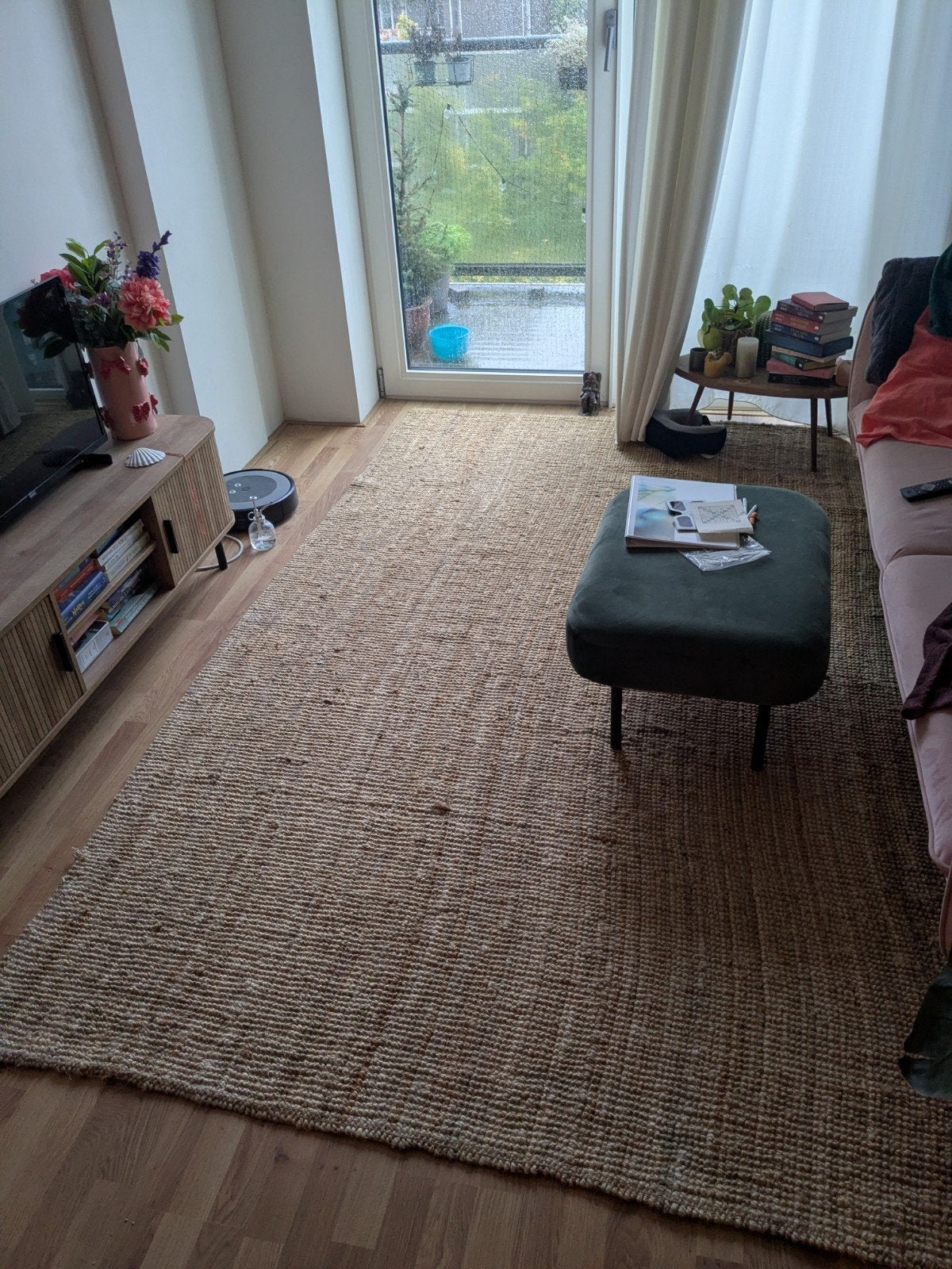 IKEA Lohals jute vloerkleed 200x300 cm, Ophalen, Gebruikt, 200 cm of meer, 200 cm of meer