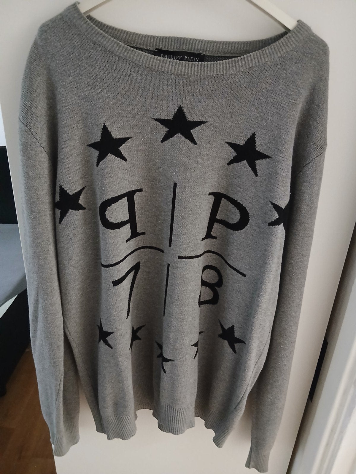 philipp plein heren trui xl, Zwart, Maat 46/48 (XL) of groter, Ophalen of Verzenden, Zo goed als nieuw