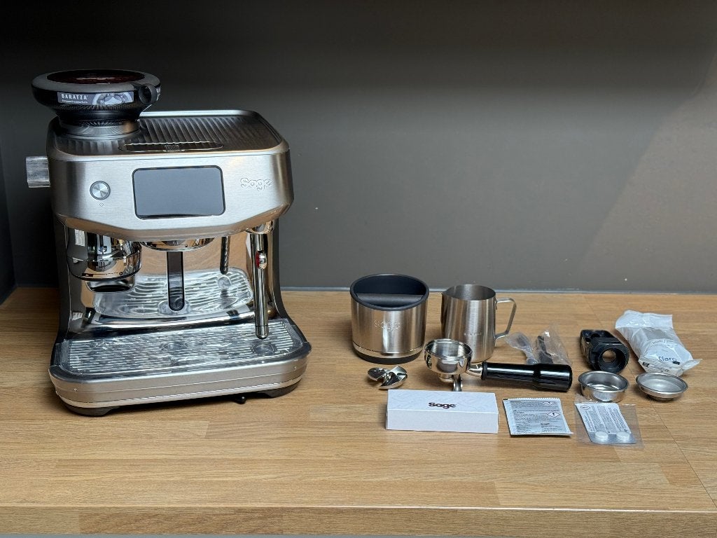 Sage Oracle Jet Stainless Steel Espressomachine, Garantie, Witgoed en Apparatuur, Espresso apparaat, 10 kopjes of meer, Afneembaar waterreservoir