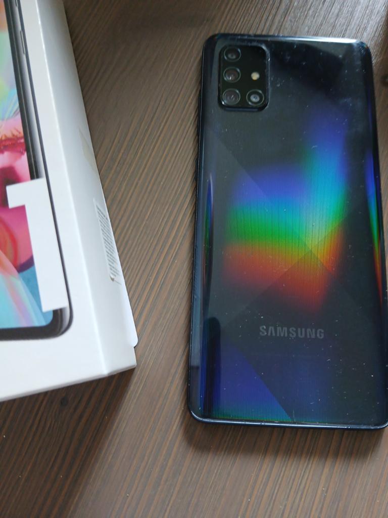 Samsung Galaxy A71 Zwart - Zo goed als nieuw, Telecommunicatie, Mobiele telefoons | Samsung, Ophalen of Verzenden