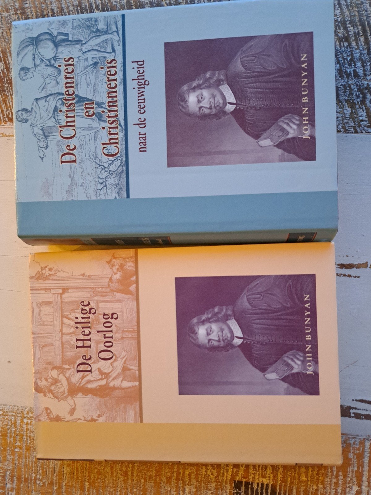 Per deel te koop: De Christenreis en- of De Heilige Oorlog -, Boeken, Ophalen of Verzenden, Zo goed als nieuw, John Bunyan, Christendom | Protestants