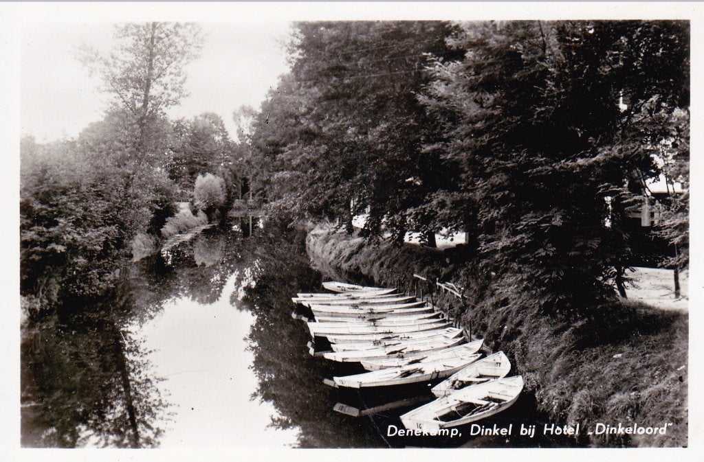 01420 Denekamp - Dinkel bij Hotel Dinkeloord - 1957, Verzenden, 1940 tot 1960, Ongelopen, Overijssel
