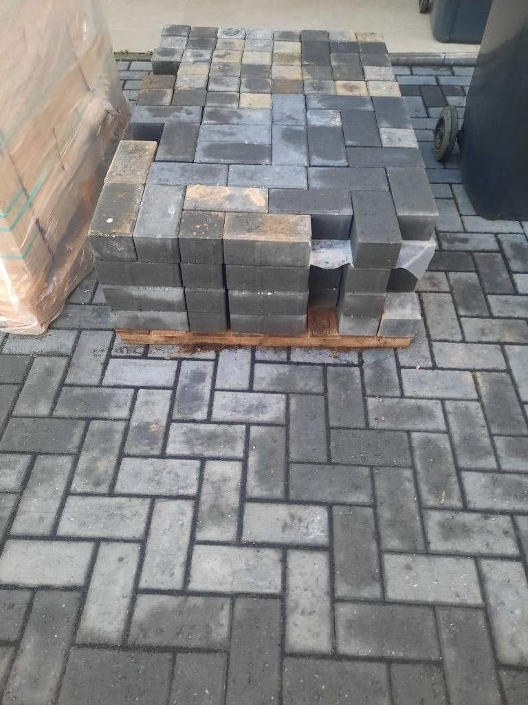 Betonklinkers BKK (Struyk) antraciet, Tuin en Terras, Ophalen, Klinkers, Nieuw, Minder dan 5 m²