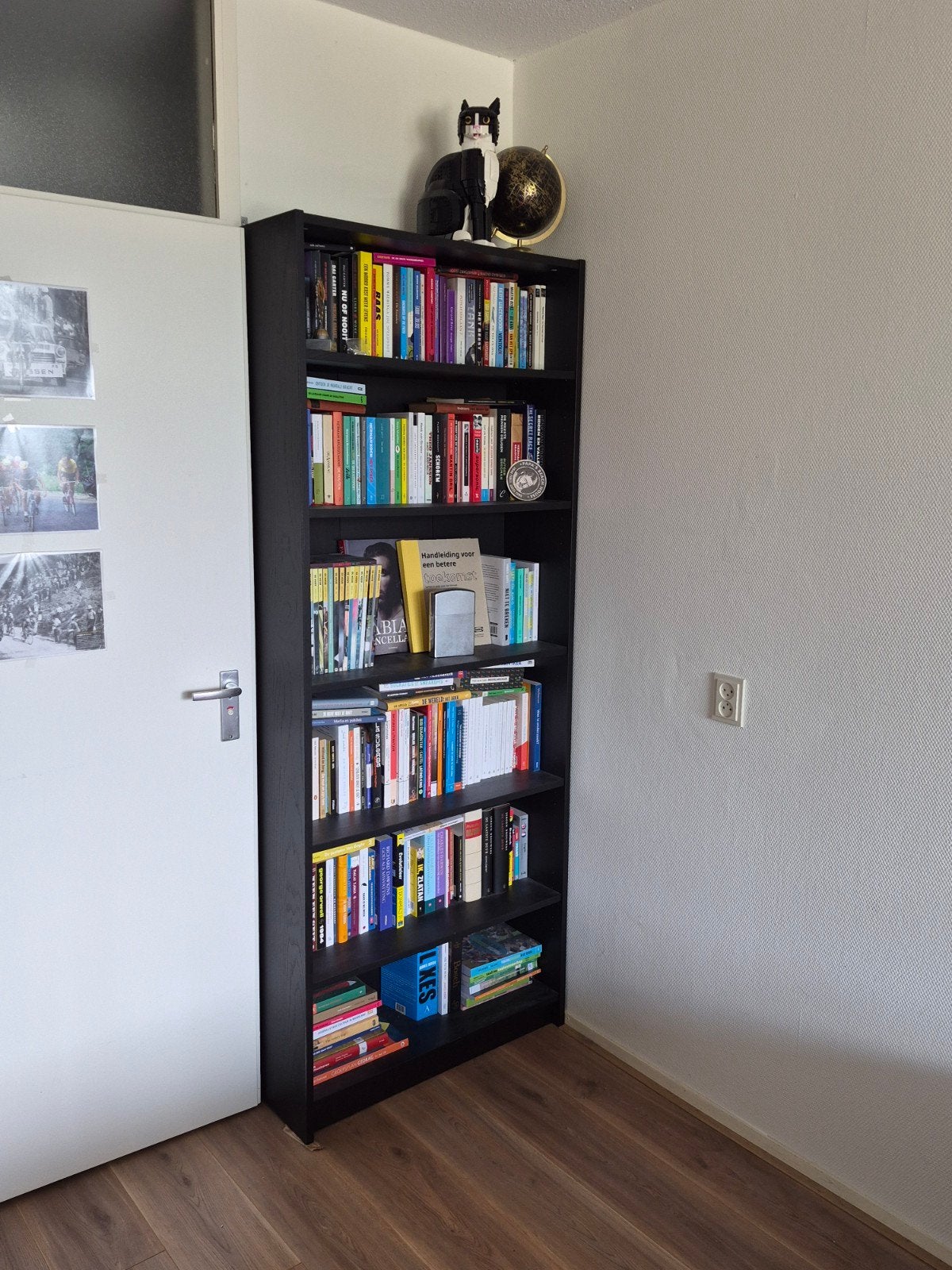 Zwarte Billy boekenkast, Huis en Inrichting, Kasten | Boekenkasten, Ophalen, Met plank(en), 200 cm of meer, 50 tot 100 cm