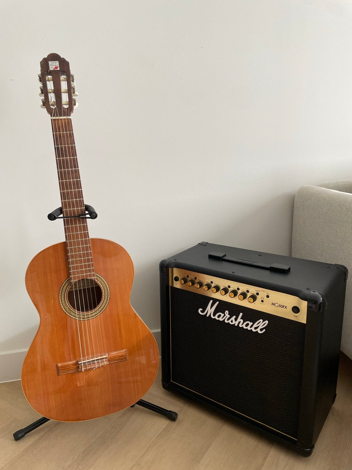 Alhambra 2C Klassieke Gitaar + 2 Guitar stands, Muziek en Instrumenten, Snaarinstrumenten | Gitaren | Akoestisch, Ophalen of Verzenden