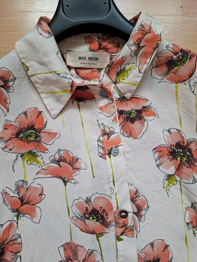 Mos Mosh blouse met bloemenmotief, maat S, Maat 38/40 (M), MOS MOSH, Overige kleuren, Ophalen of Verzenden