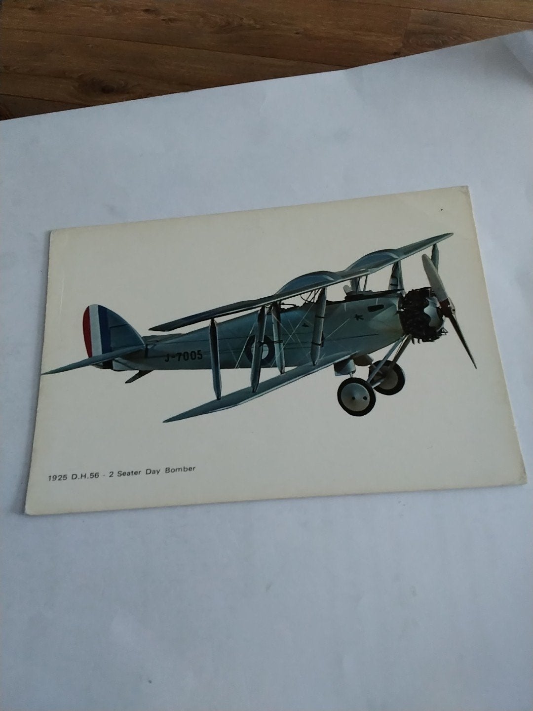 Vintage Ansichtkaart 1925 D.H.56 2 Seater Day Bomber, Ophalen of Verzenden, 1920 tot 1940, Ongelopen