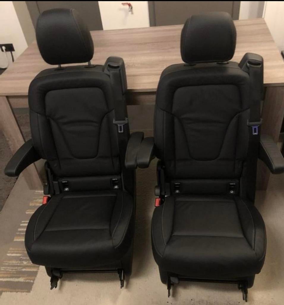 Lederen luxe stoelen LUGANO 1+1 Mercedes-Benz V-klasse W447, Auto-onderdelen, Ophalen of Verzenden, Gebruikt, Mercedes-Benz