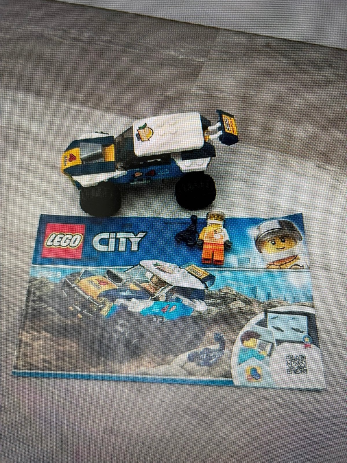 Lego City 60218 Woestijnrallywagen met minifiguur, City, Lego, Ophalen of Verzenden, Zo goed als nieuw
