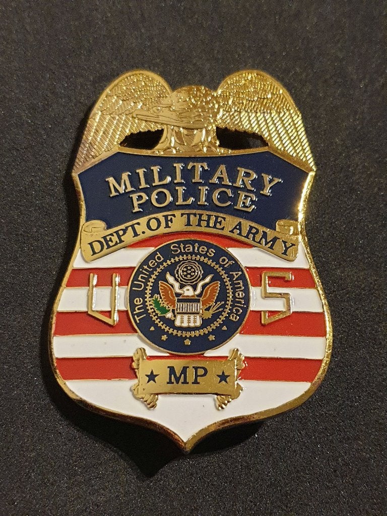 Military Police Badge, Collectable police badge, Verzenden, Amerika, Embleem of Badge