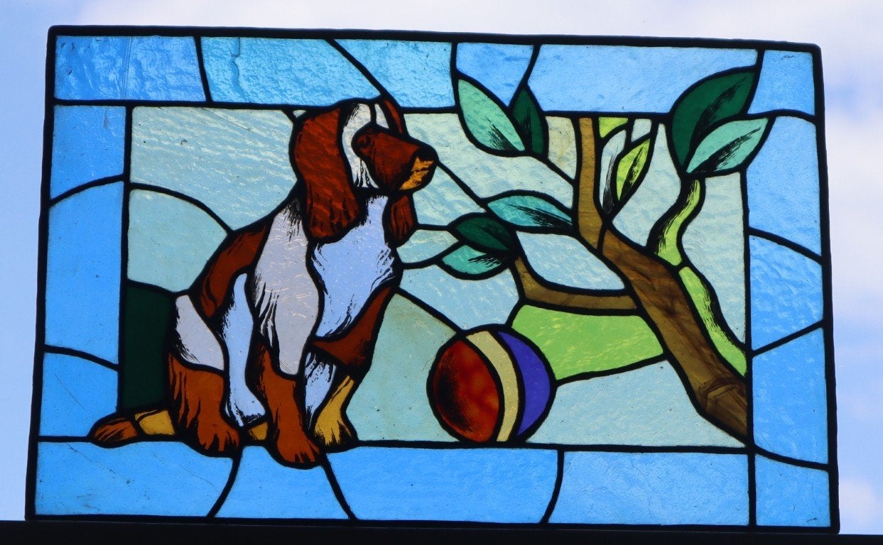 Glas in lood raam, Ophalen