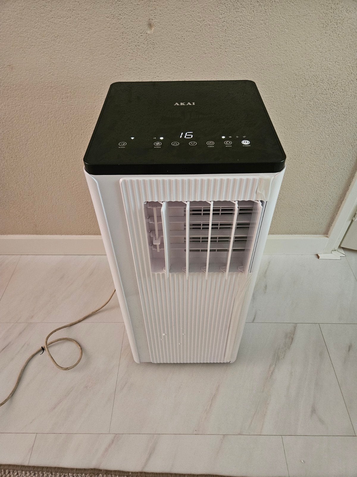 Nieuwe Akai Mobiele Airconditioner 9000 BTU, Timer, Minder dan 60 m³, Nieuw, 3 snelheden of meer