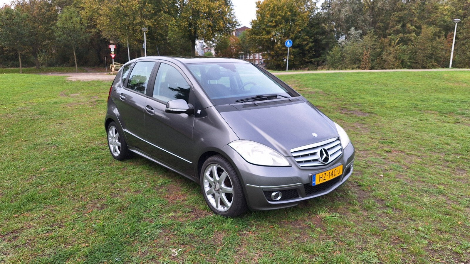 Mercedes-Benz A-Klasse 1.5 A160 5DRS AUT 2009 Grijs, 1498 cc, 14 km/l, Particulier, 1000 kg