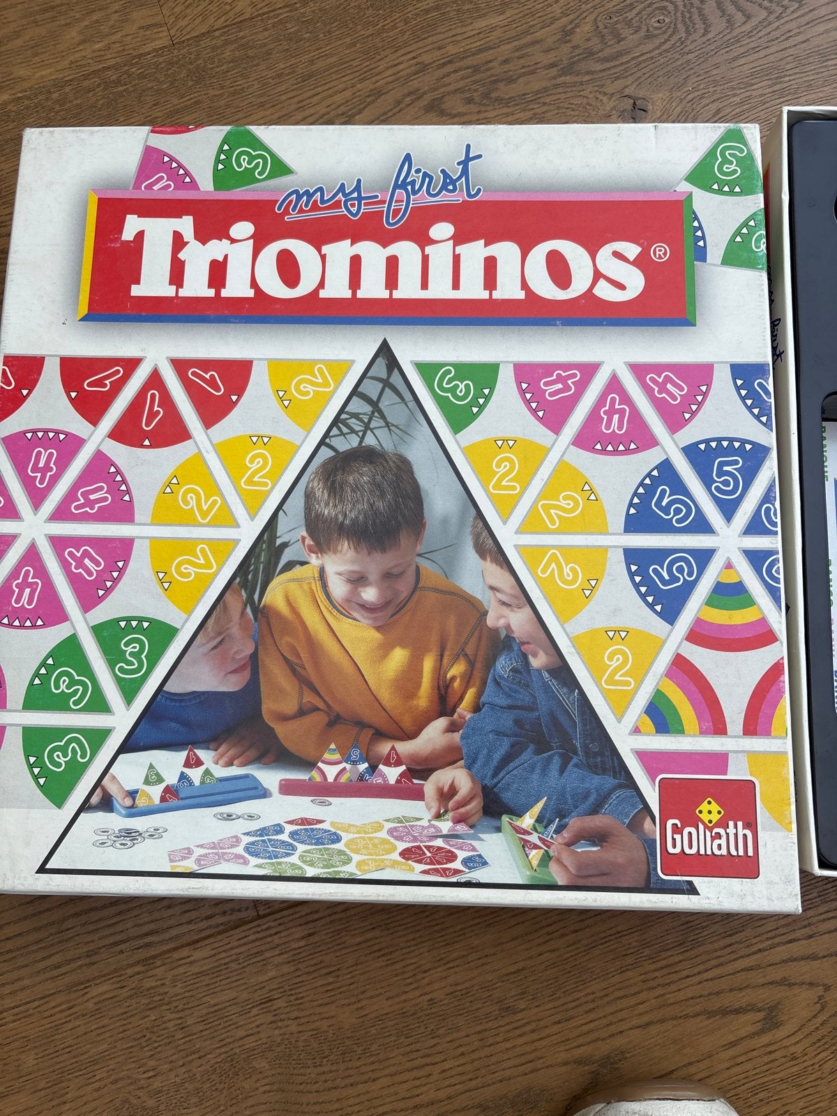 My First Triominos - Goliath - Gebruikt maar in goede staat, Een of twee spelers, Ophalen of Verzenden, Gebruikt