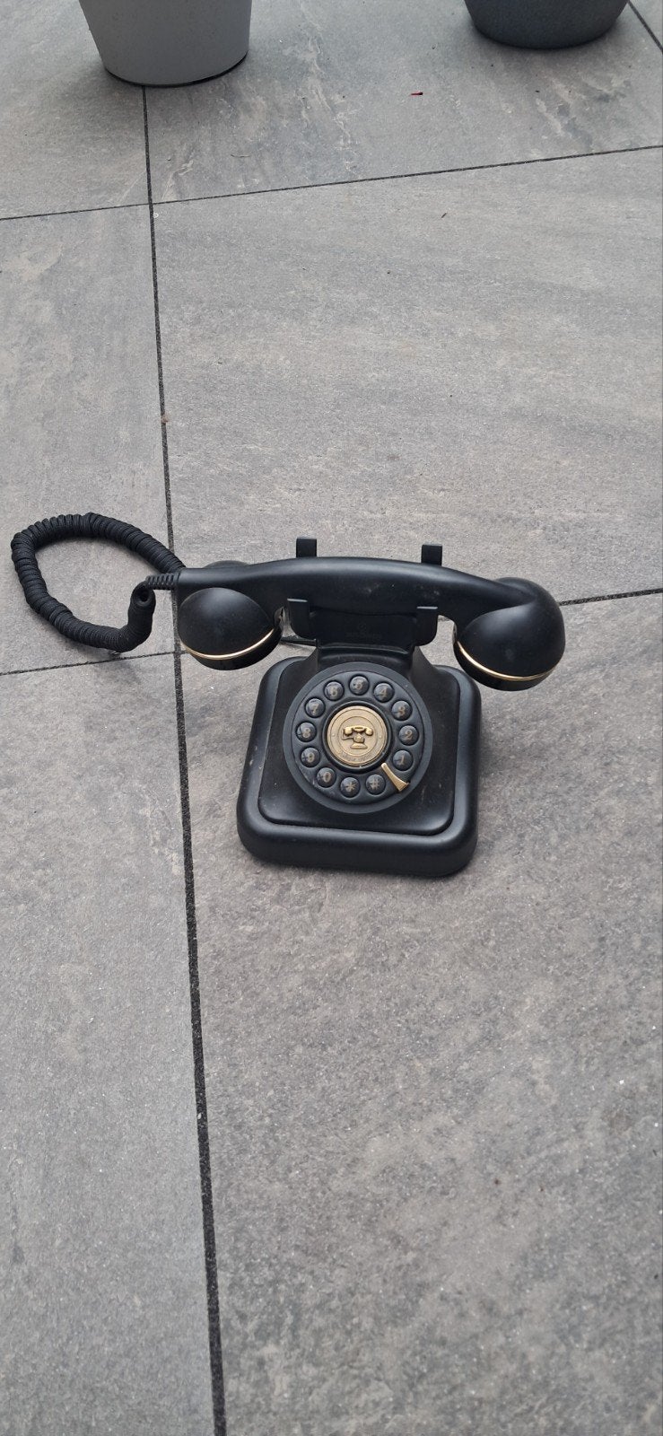 Vintage Telefoon met Draaischijf - Decoratief, Telecommunicatie, Vaste telefoons | Niet Draadloos, Ophalen, Met draaischijf