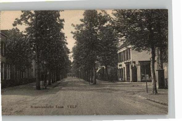 Velp Rosendaalsche Laan  uitg P. Thiele gelopen in  1921