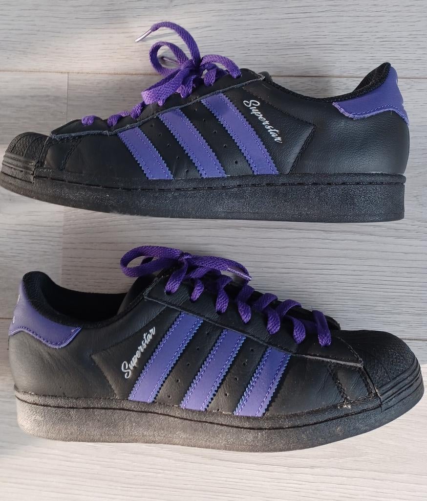 Adidas Superstar zwart/paars maat 40, Kleding | Dames, Schoenen, Adidas, Zwart, Ophalen of Verzenden, Sneakers of Gympen