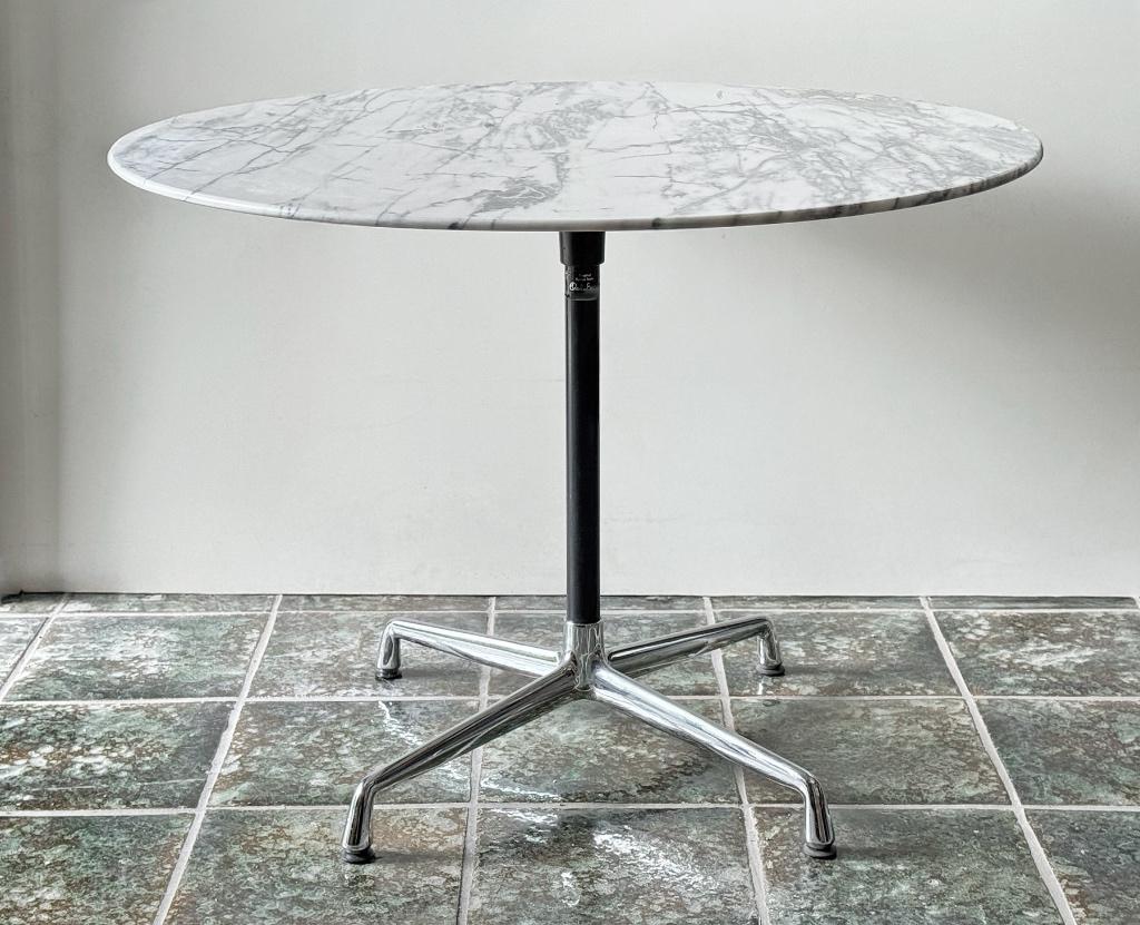 Eames Vitra contract table marmer Ø100cm segmented table, Huis en Inrichting, Tafels | Eettafels, Ophalen, Gebruikt, 50 tot 100 cm