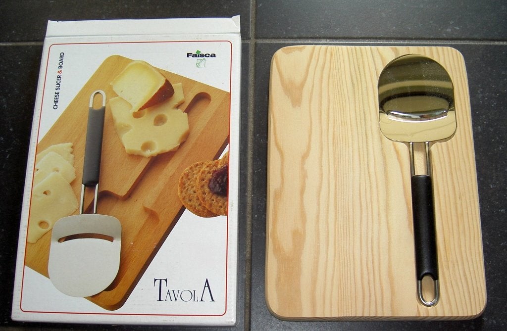 Kaasschaaf en plank van Tavola . nieuw in de doos . prijs 10, Nieuw, Ophalen of Verzenden, Rvs of Chroom, Los bestek