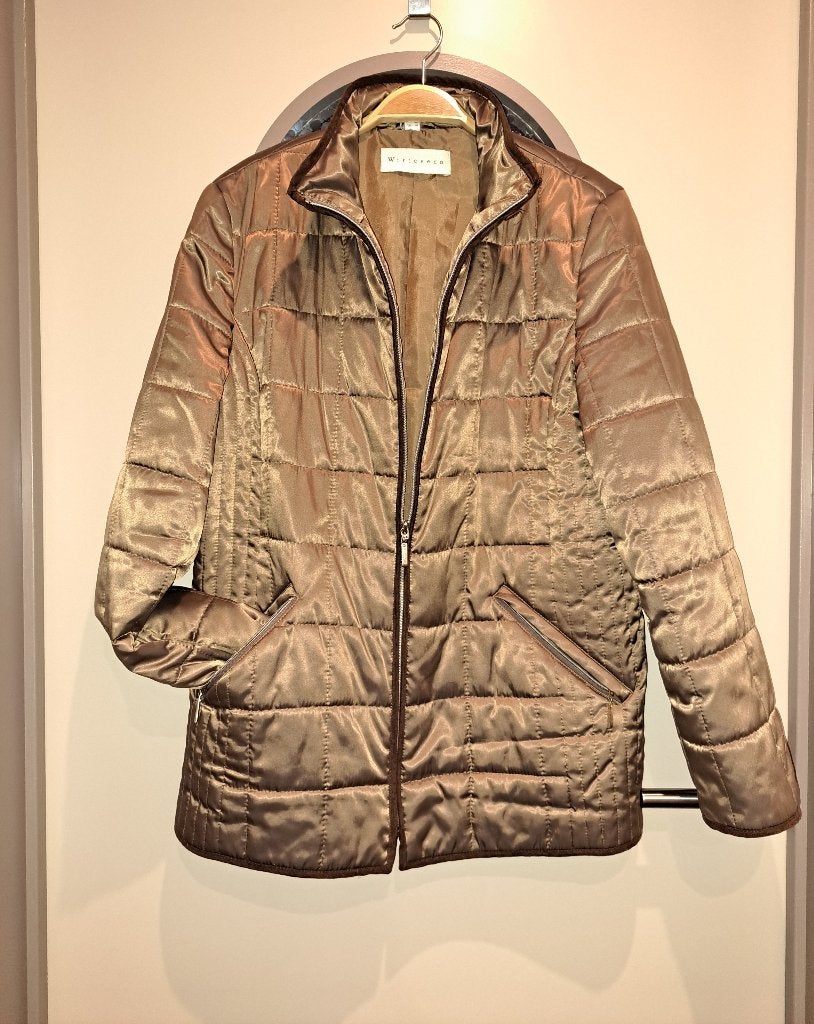 Witteveen jas mt 44, ook tussenseizoen, Kleding | Dames, Bruin, Maat 42/44 (L), Ophalen of Verzenden, Zo goed als nieuw