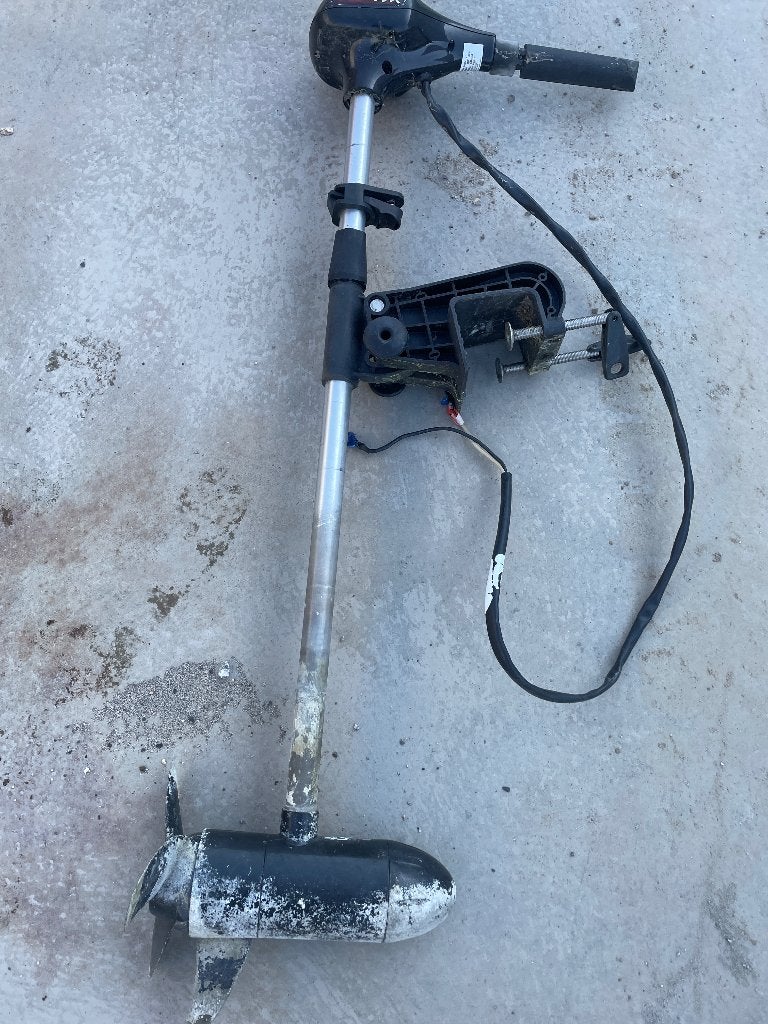 elektrische buitenboordmotor / fluistermotor, Ophalen, Gebruikt