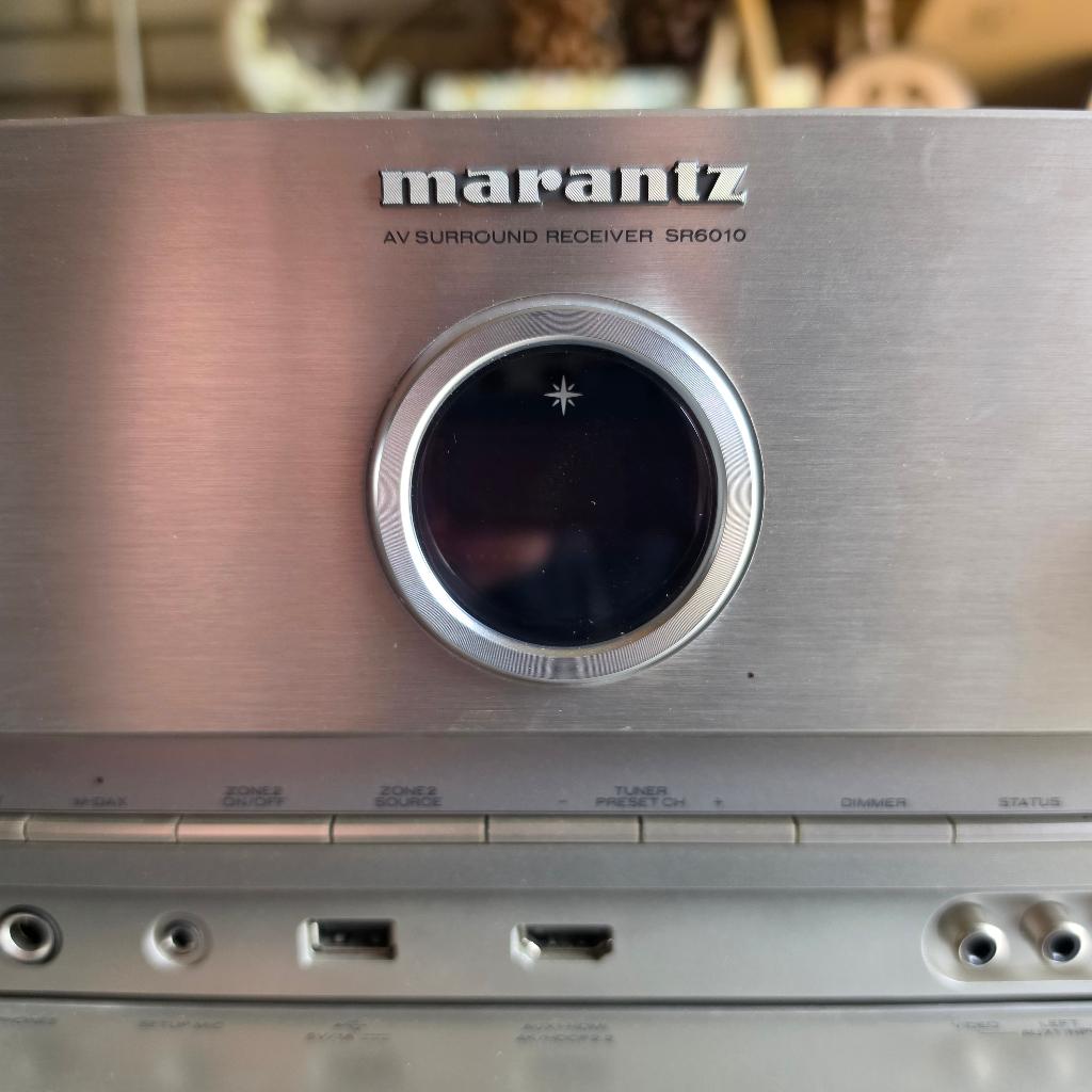 High-end Marantz SR6010 Versterker / Receiver (Zilver), Gebruikt, 120 watt of meer, Ophalen, Marantz