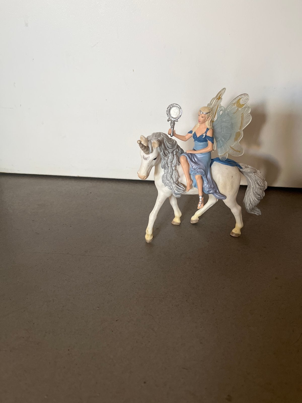 Eenhoorn met fee figuur - Schleich stijl, Ophalen of Verzenden, Gebruikt