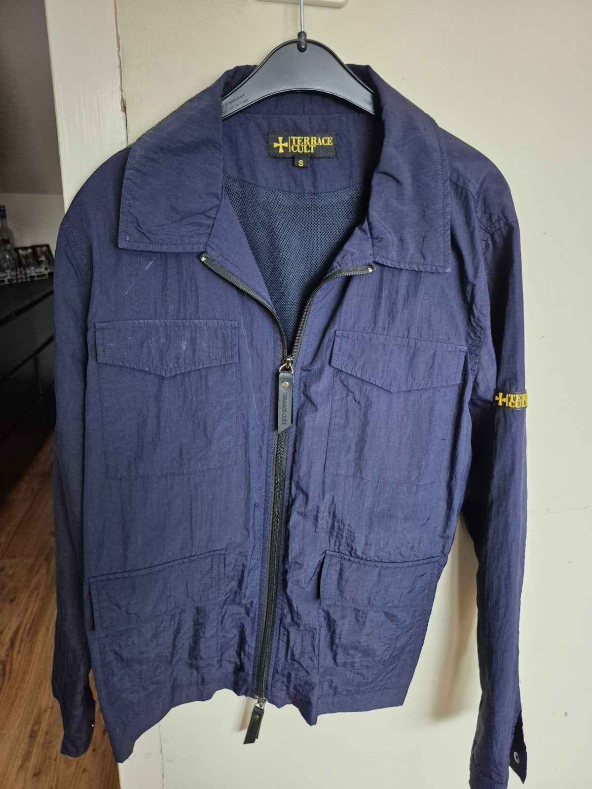 Overshirt van Terrace cult maat S, Ophalen of Verzenden, Gedragen, Blauw
