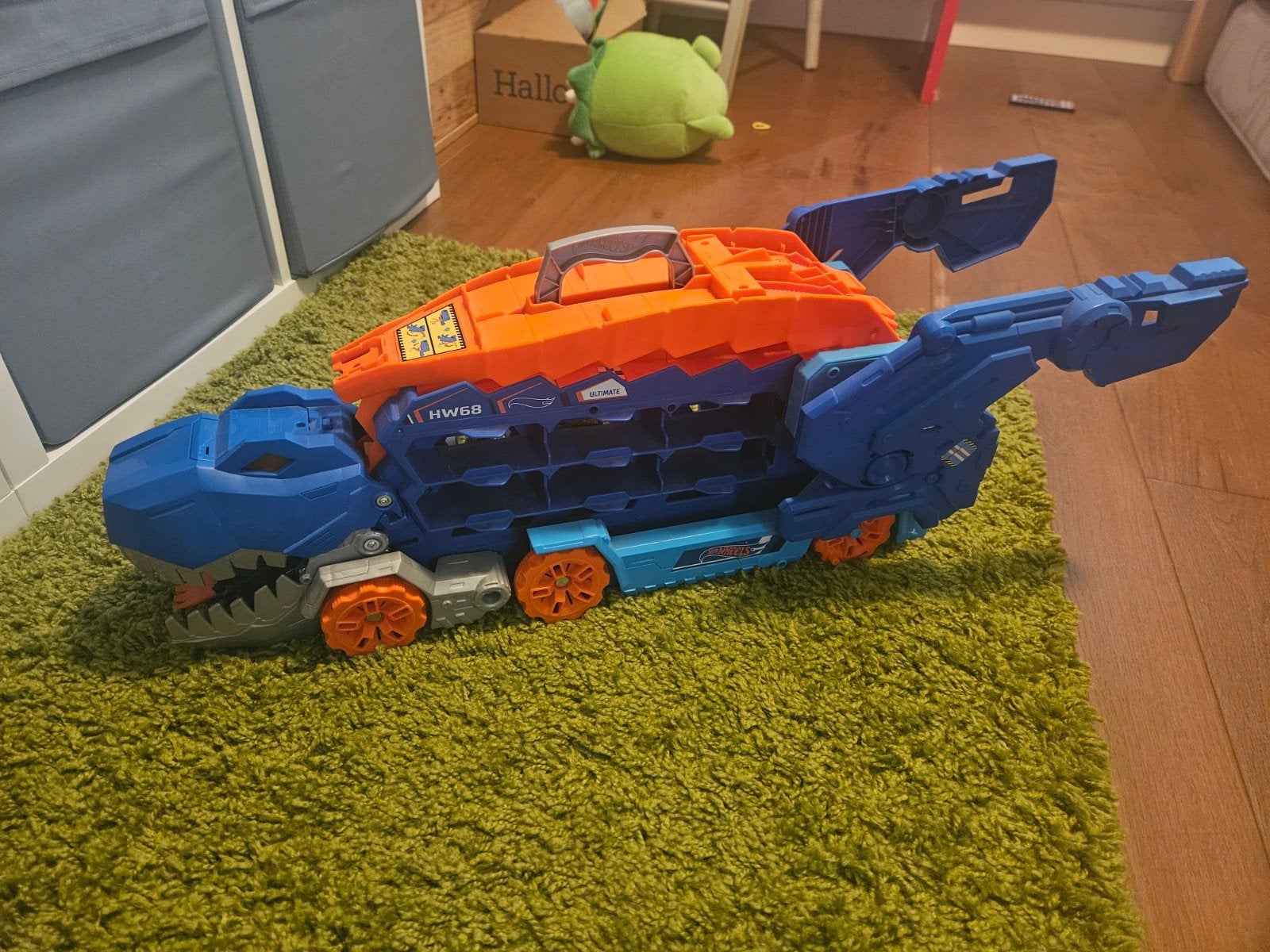 Hot Wheels Ultimate T-Rex Transporter, Ophalen of Verzenden, Gebruikt