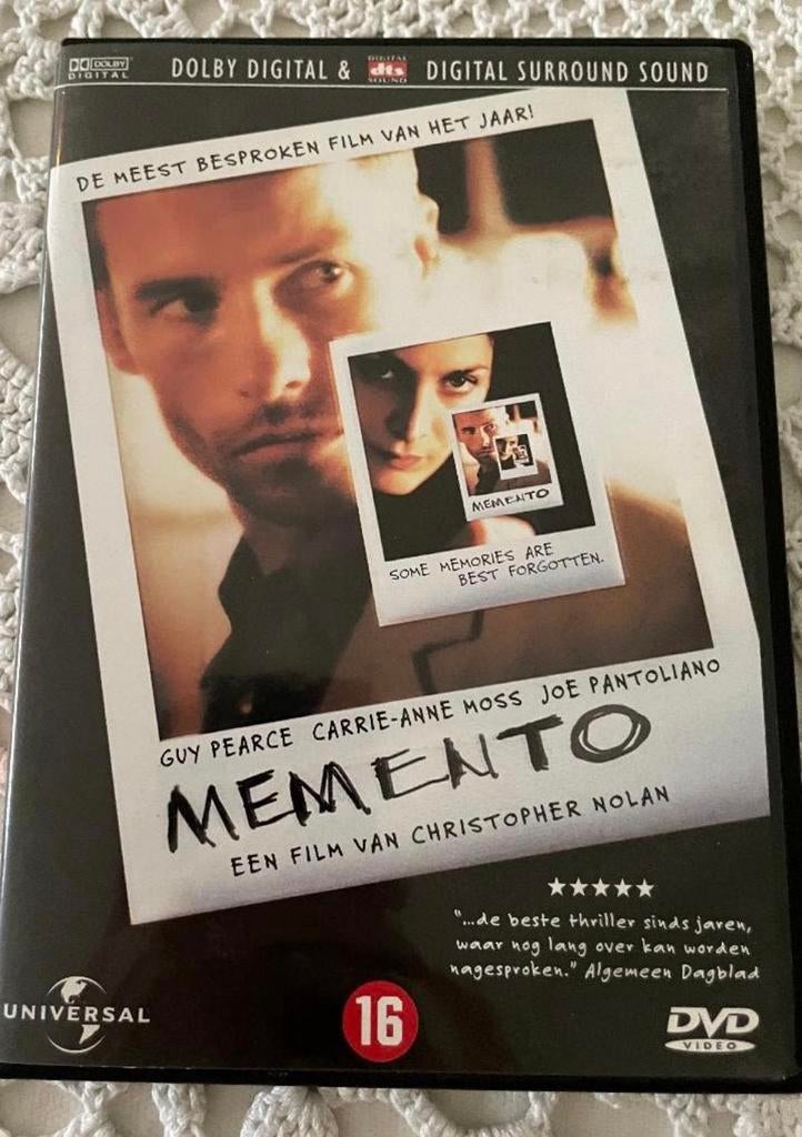DVD Memento, Engels, Vanaf 16 jaar, Nederlands, Overige genres