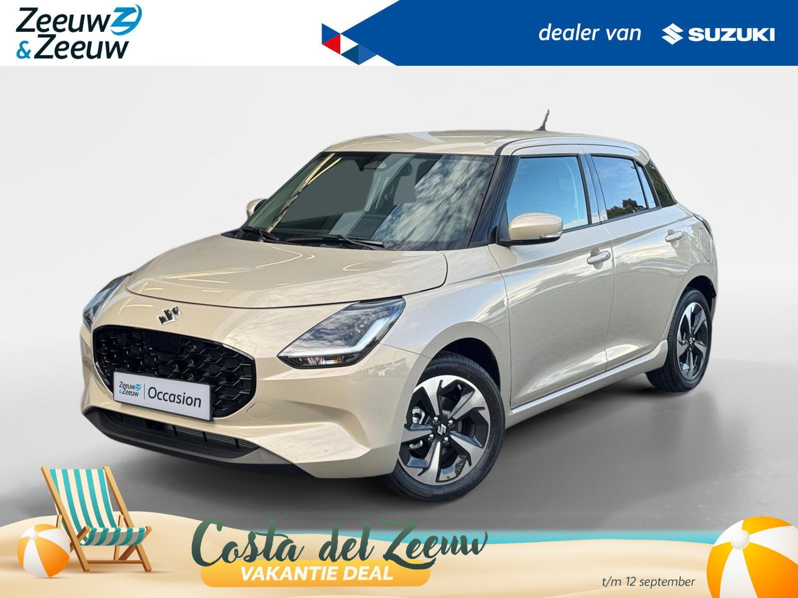 Suzuki Swift 1.2 Style Smart Hybrid | NU €2.200.- KORTING, Voorwielaandrijving, Stof, Euro 6, Overige kleuren