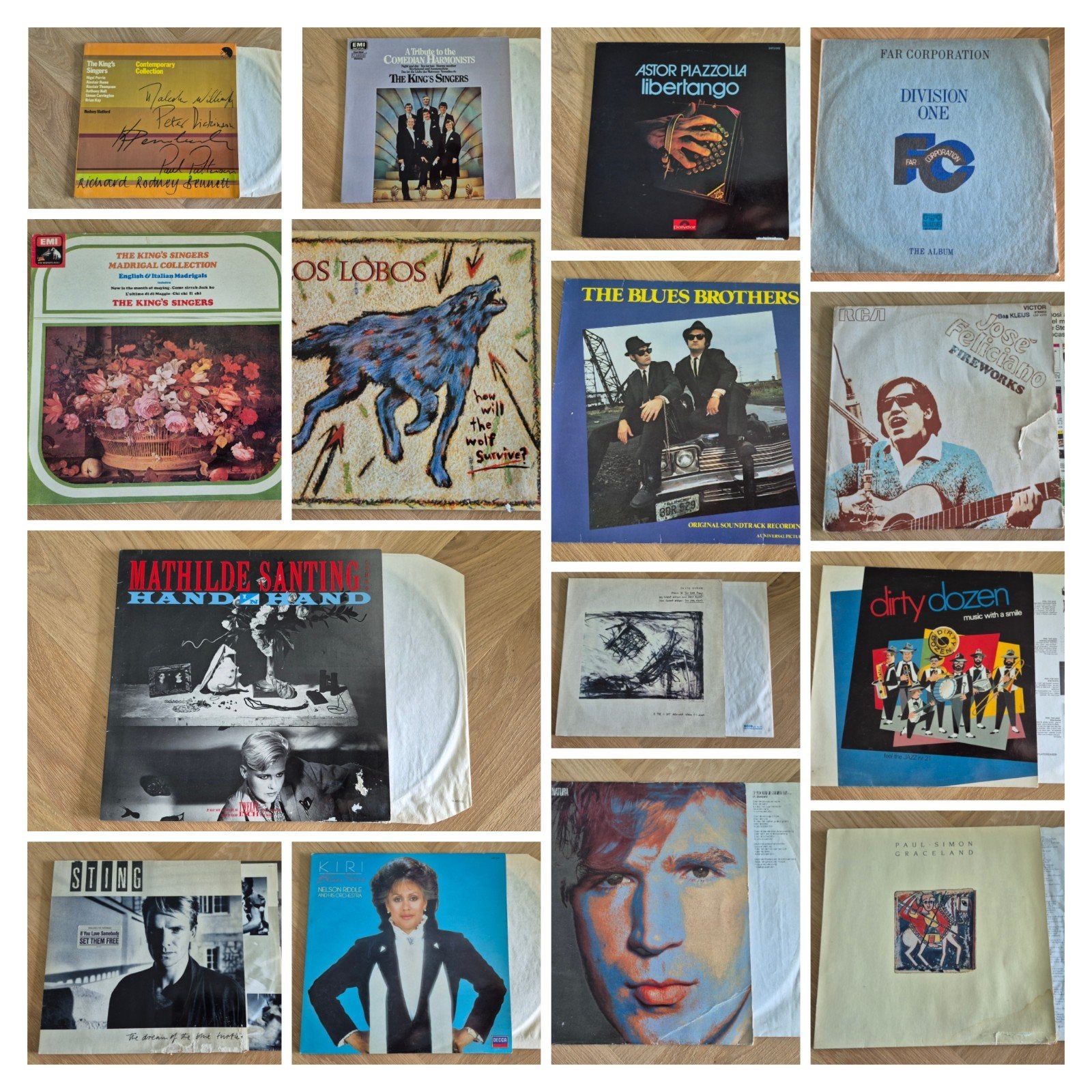 Verschillende lp's (Sting/Blues Brothers/Santing/Boeijen), Ophalen of Verzenden, Gebruikt