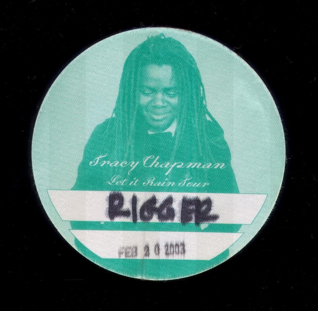 Tracy Chapman BACKSTAGE PASS Utrecht 2003 Origineel !, Gebruikt, Verzenden, NvT, Foto of Kaart