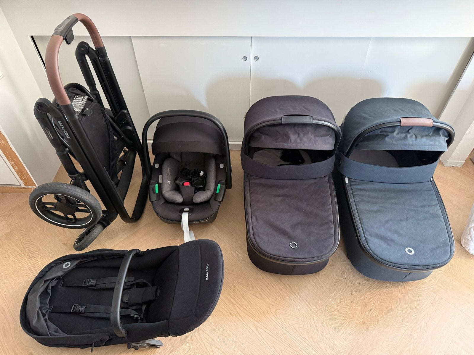 Maxi Cosi Plaza+ Set - Complete Kinderwagen met Accessoires, Kinderen en Baby's, Ophalen, Zo goed als nieuw, Combiwagen, Met autostoeltje