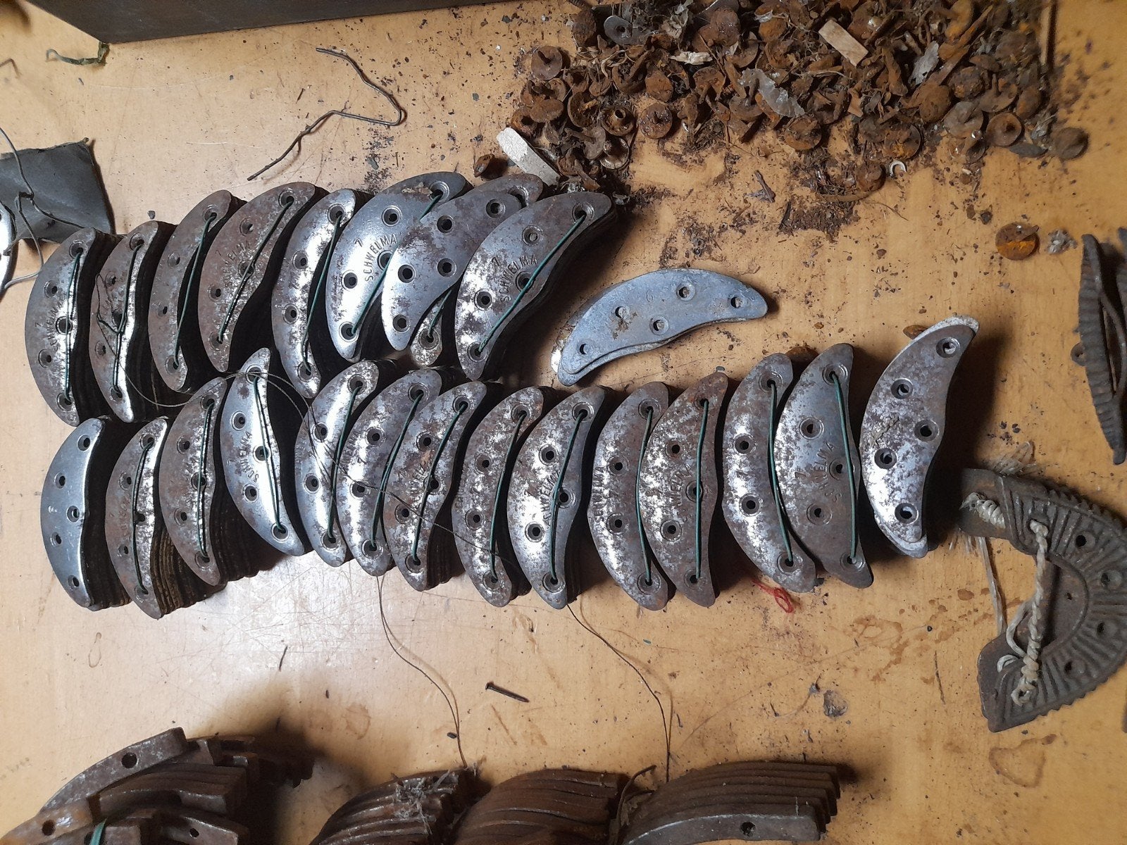 Wo2 schoenplaatjes duits, Ophalen of Verzenden, Duitsland, Kleding of Schoenen