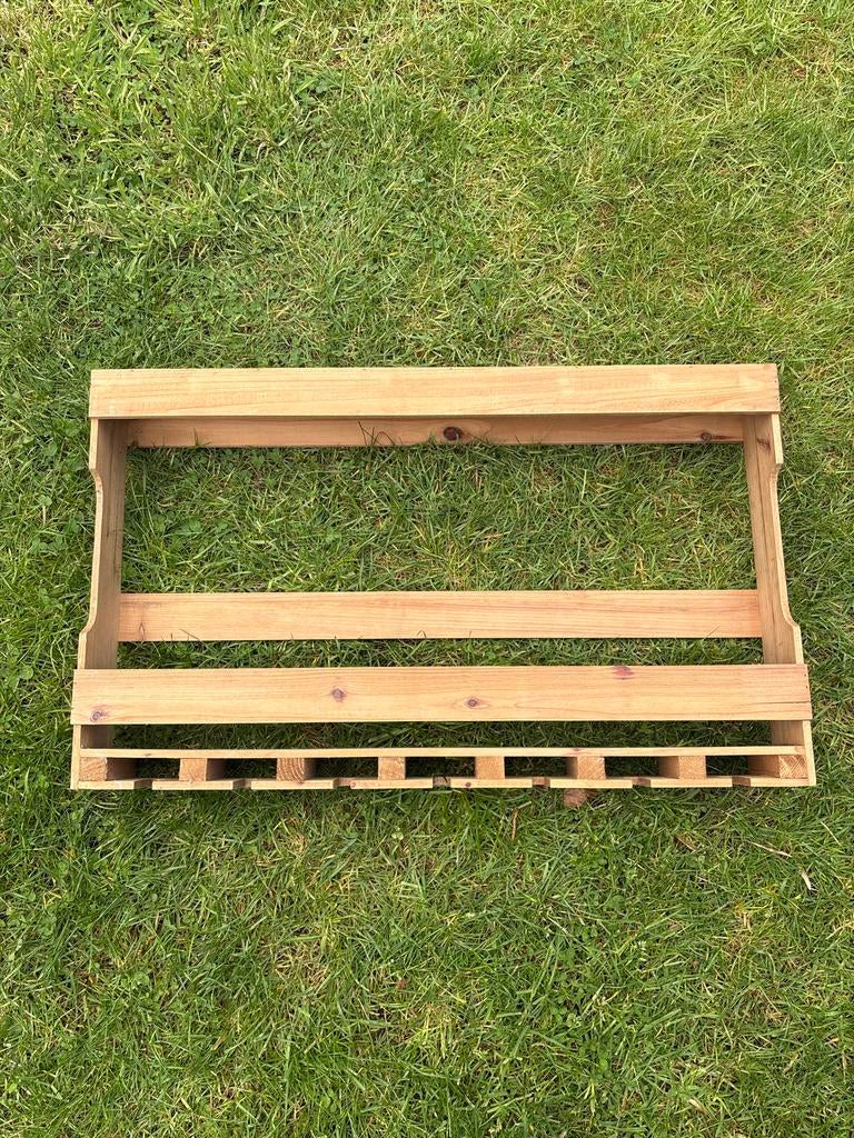 Houten wijnrek, Ophalen, Zo goed als nieuw, Hout, 5 tot 15 flessen