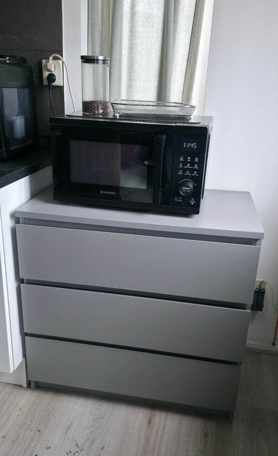 Gratis IKEA ladekast - Grijs, Overige materialen, Gebruikt, 3 of 4 laden, 25 tot 50 cm