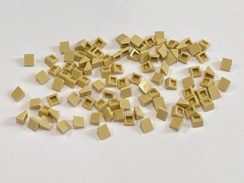 Partij 100x 1x1 Lego mini dakpannetjes in diverse kleuren, Overige thema's, Lego, Nieuw, Ophalen of Verzenden