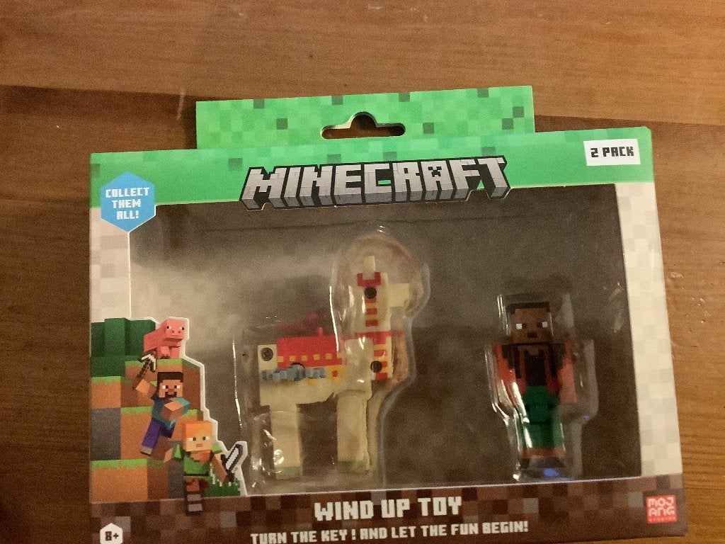 Minecraft wind up toy. Lama en Noor figuurtje. Nieuw, Ophalen of Verzenden, Nieuw
