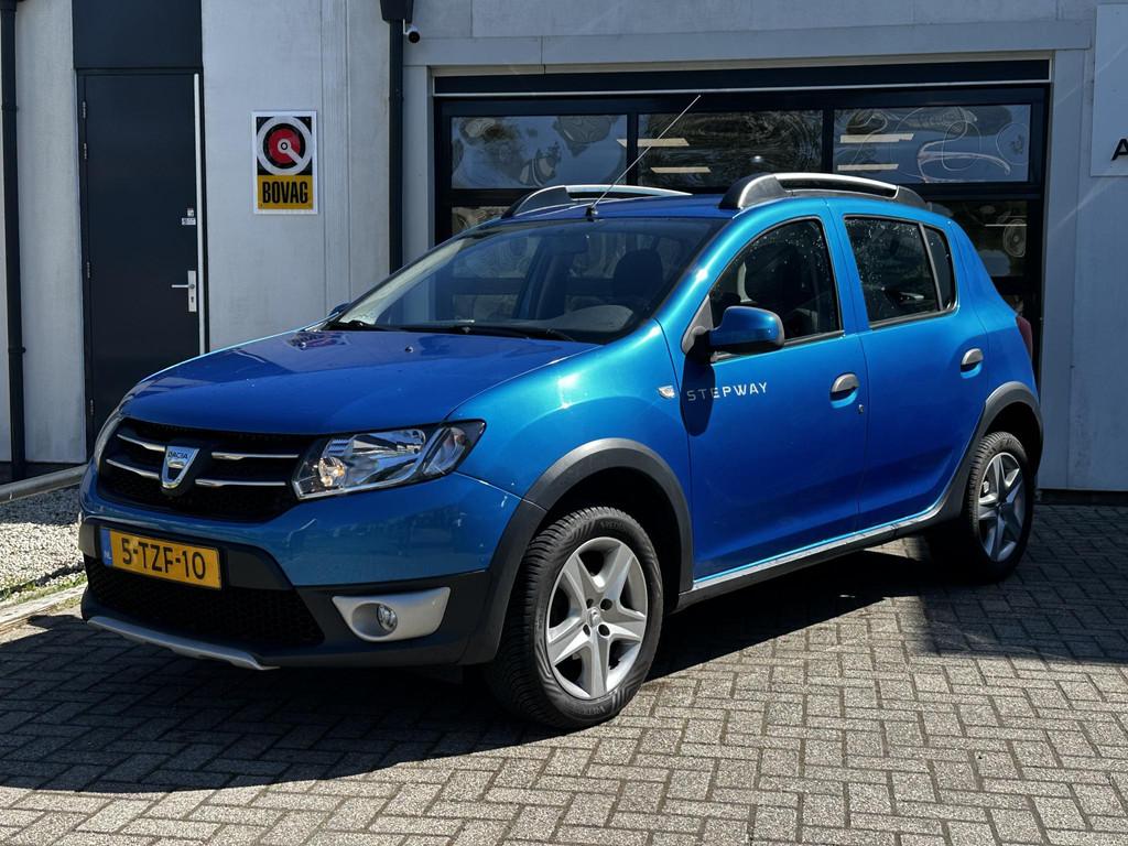 Dacia Sandero 0.9 TCe Stepway Lauréate 4S banden | Airco |, Voorwielaandrijving, Stof, Blauw, Origineel Nederlands